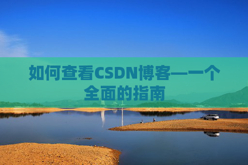 如何查看CSDN博客—一个全面的指南